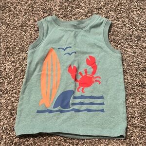 Toddler boy 2T summer tank top graphic T